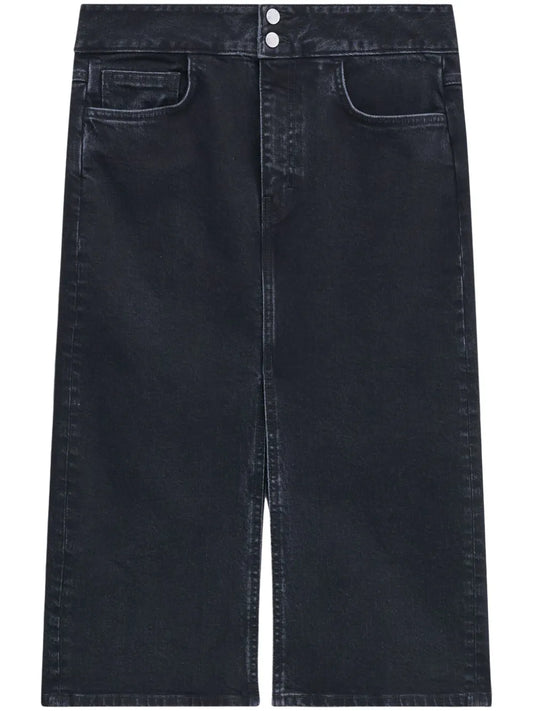 Trucker Denim Skirt