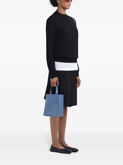 Pleated Midi Skirt