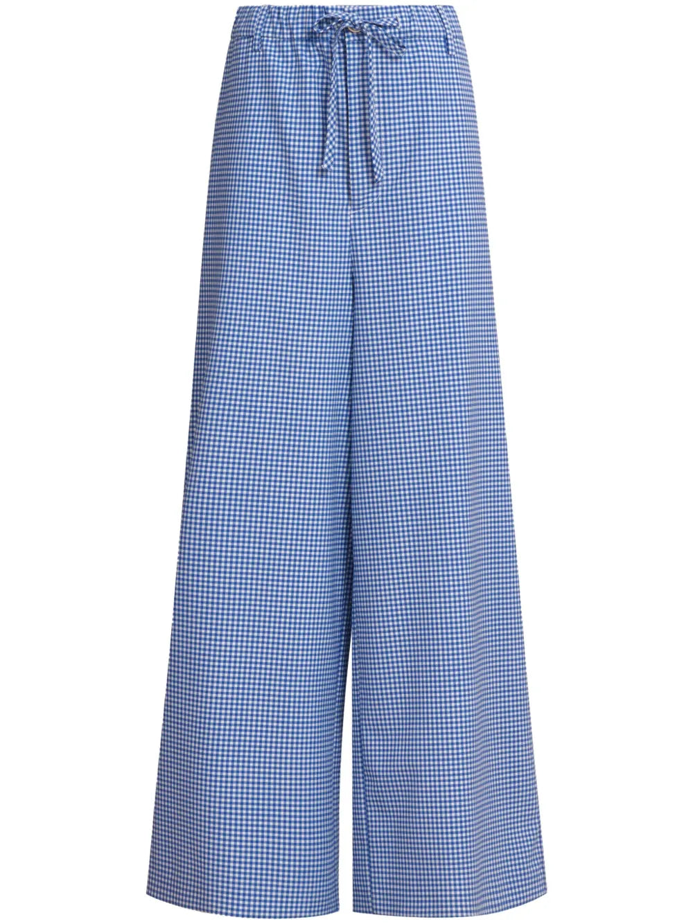 Gingham-Patterned Trousers