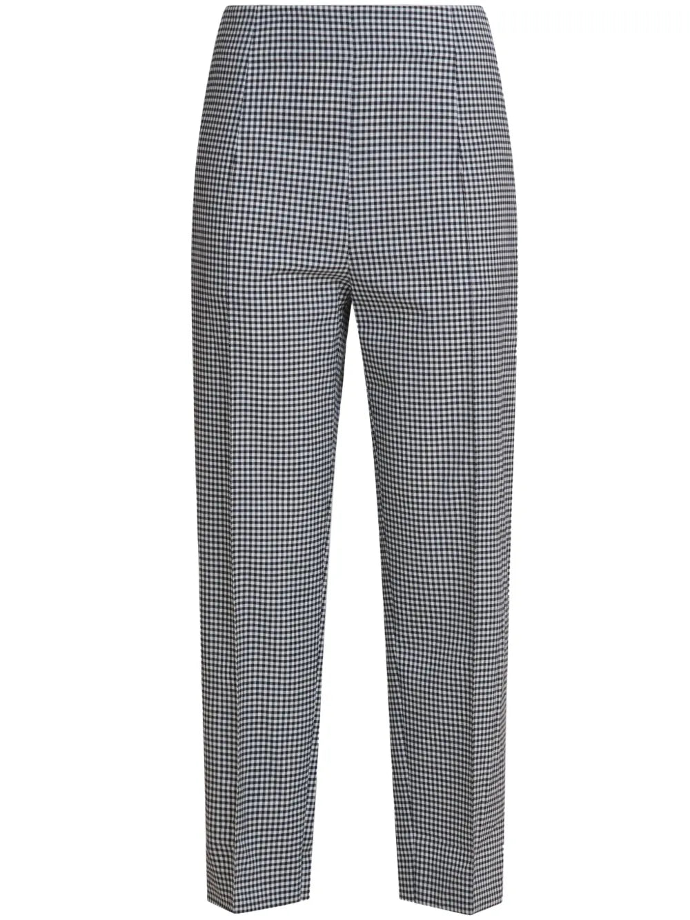 Gingham-Patterned Trousers