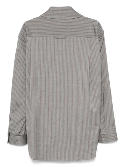 Herringbone-Patterned Shirt