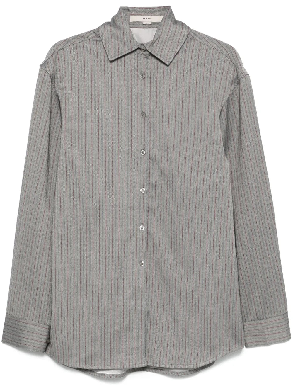 Herringbone-Patterned Shirt