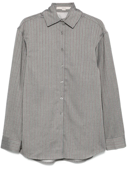 Herringbone-Patterned Shirt