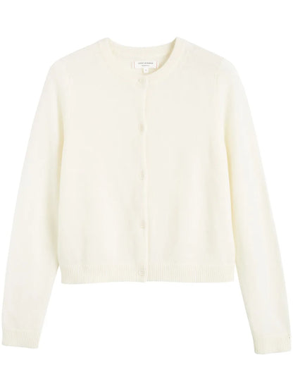 Cropped Cashmere Cardigan