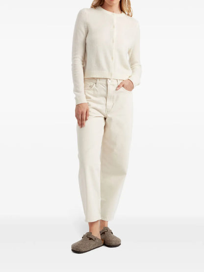 Cropped Cashmere Cardigan