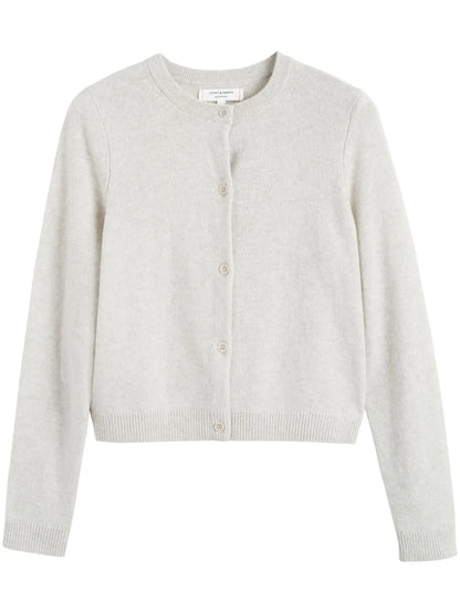 Cashmere Cropped Cardigan