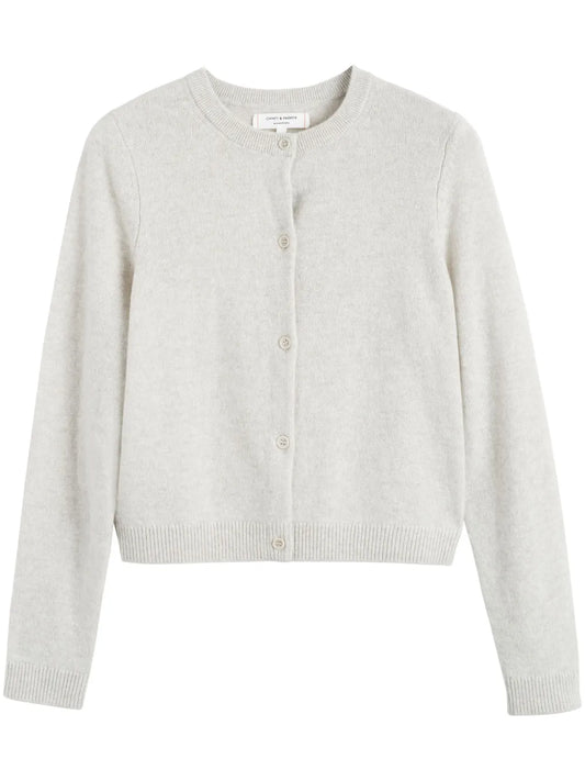 Cashmere Cropped Cardigan