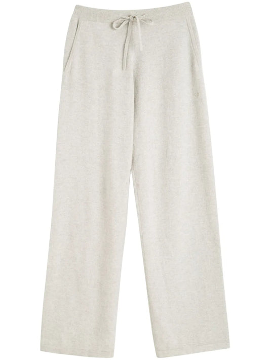 Wide-Leg Cashmere Trousers