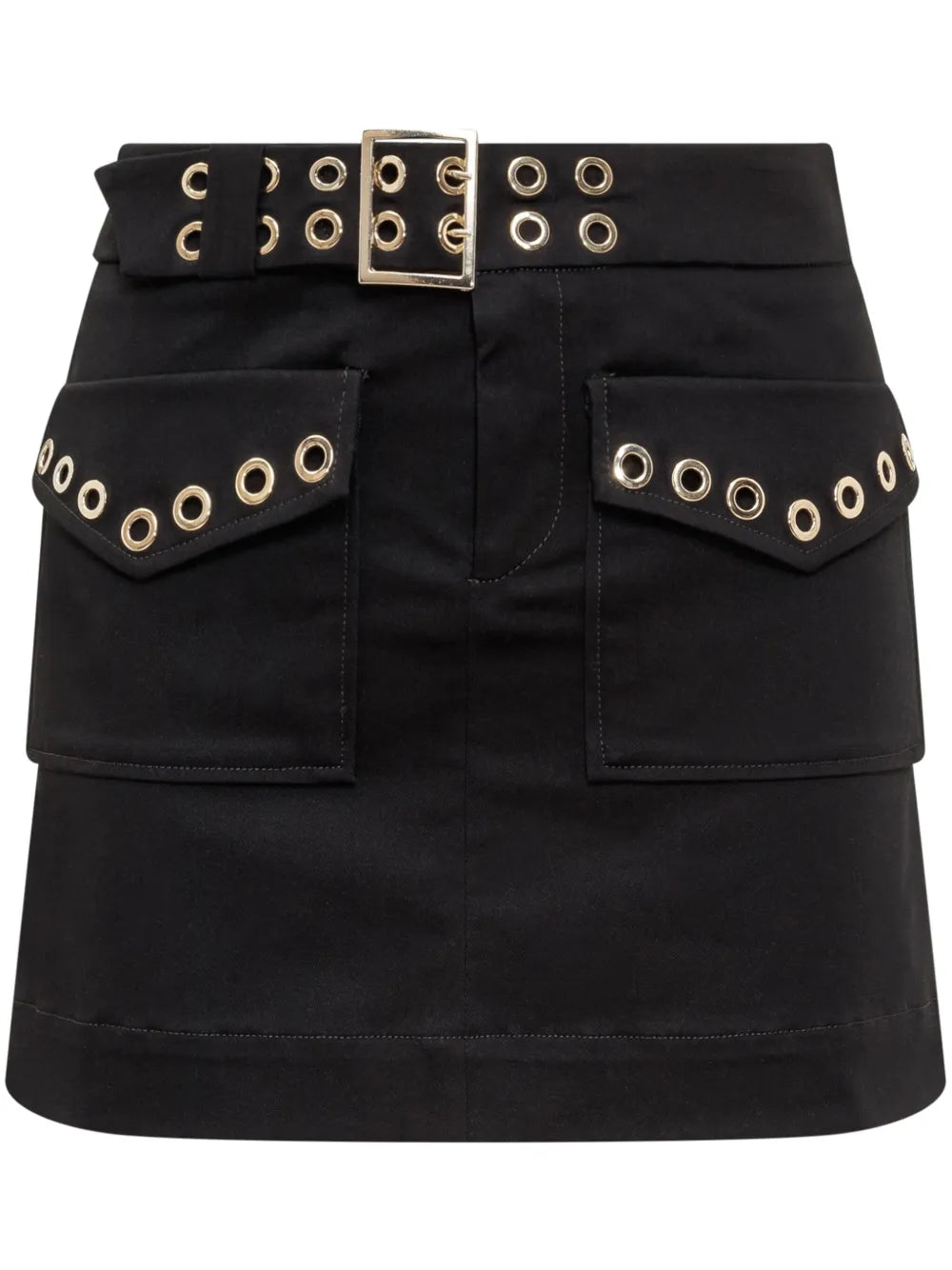 Belted Mini Skirt