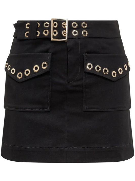 Belted Mini Skirt