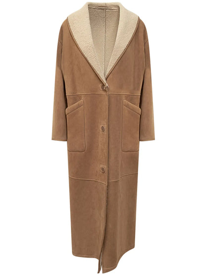Shearling Leather Coat