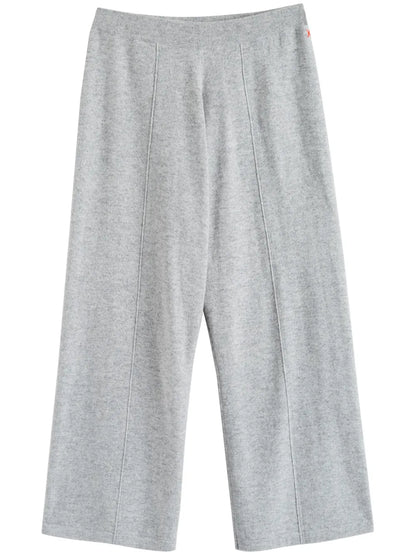 Wide-Leg Cropped Trousers