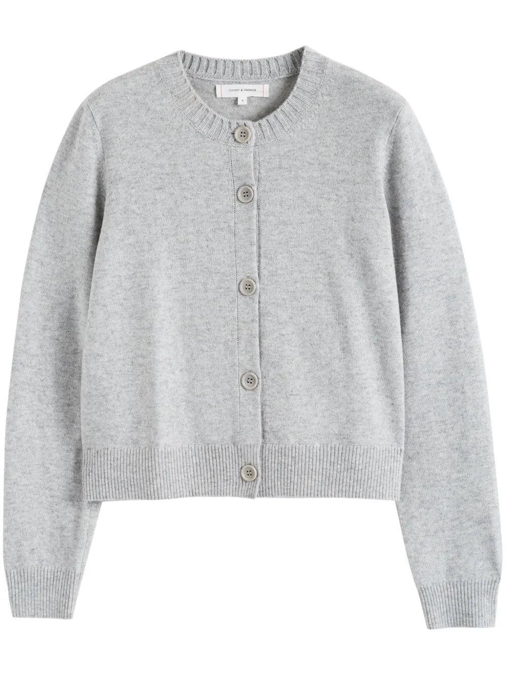 Crew-Neck Cardigan