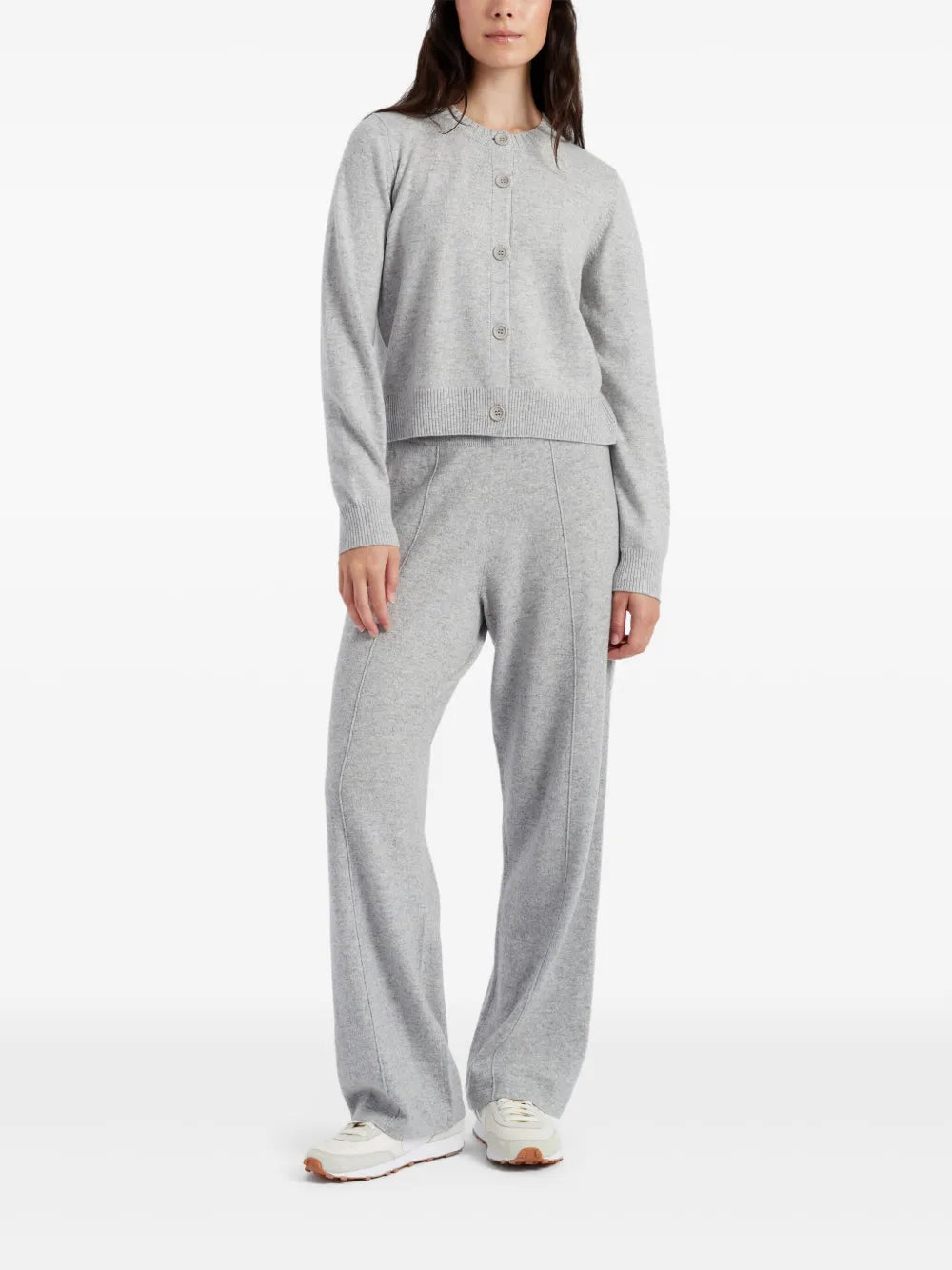 Crew-Neck Cardigan
