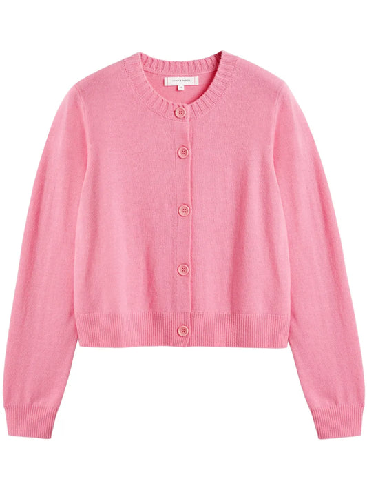 Crew-Neck Cardigan