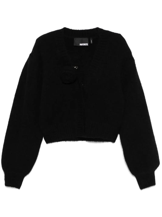 Knitted Cropped Cardigan