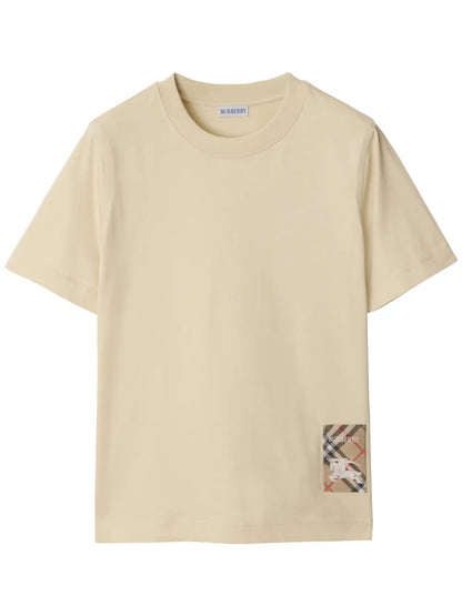 Vintage Check-Patch T-Shirt