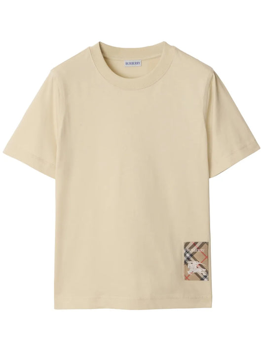 Vintage Check-Patch T-Shirt