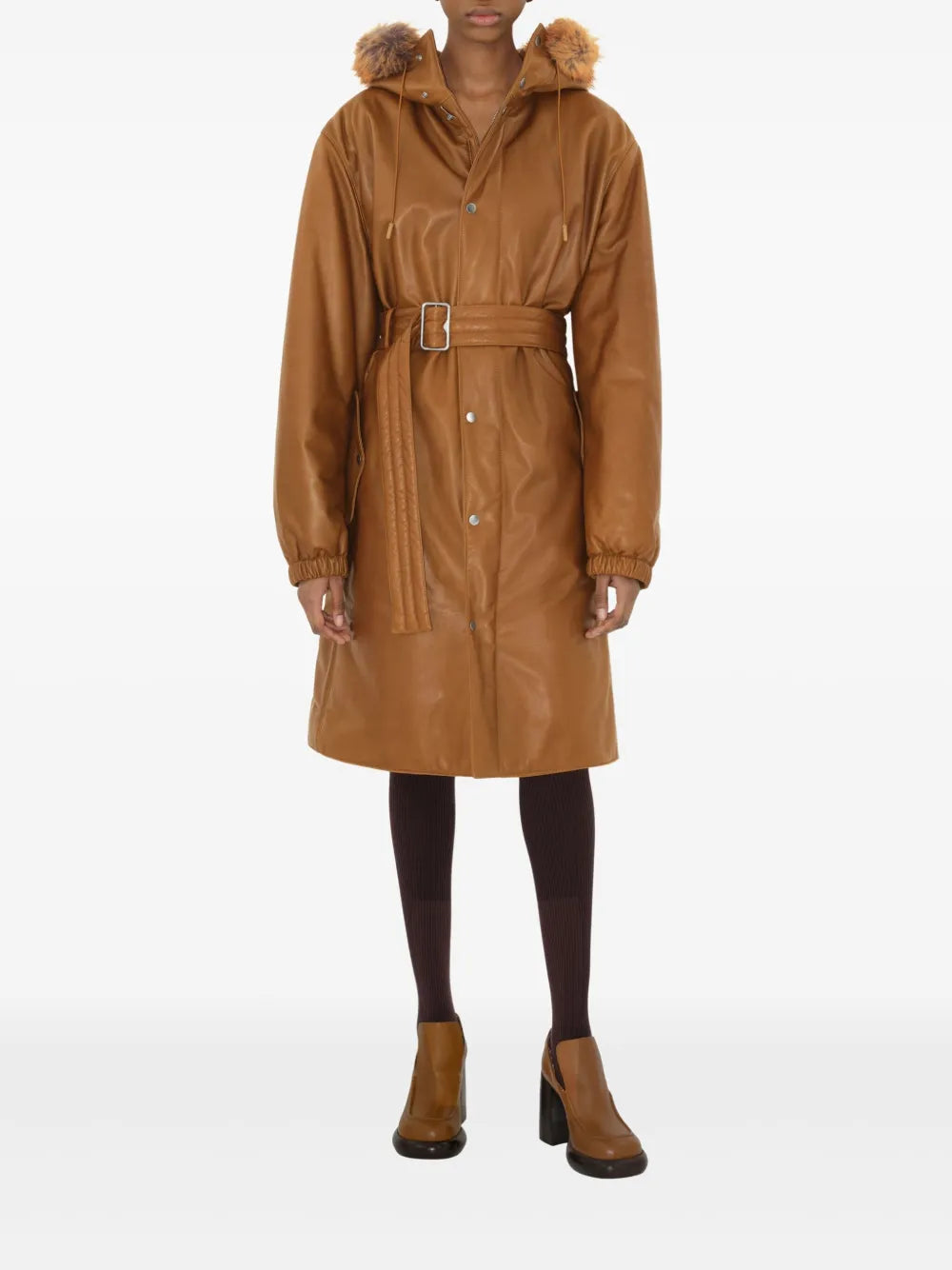 Faux-Fur Parka Coat