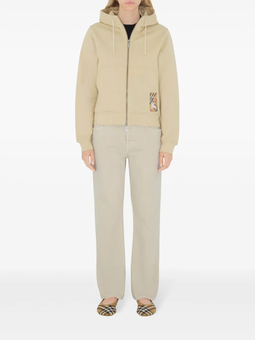 Check Label Hoodie