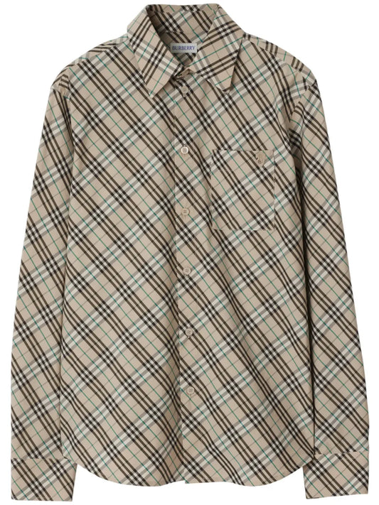 Vintage Check Cotton Shirt