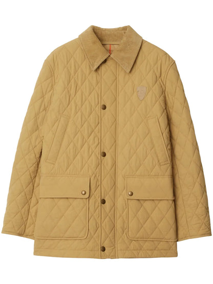 Diamond-Quilted Jacket