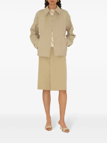 Poplin Midi Skirt