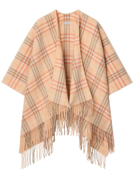Check-Pattern Cape