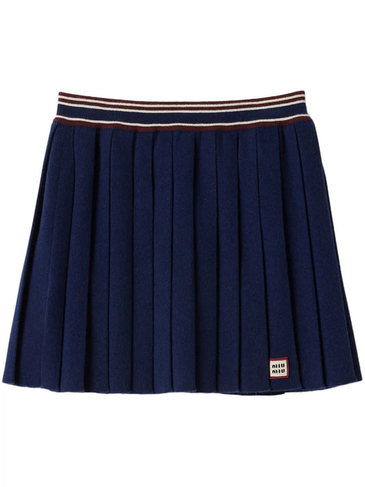 Pleated Mini Skirt
