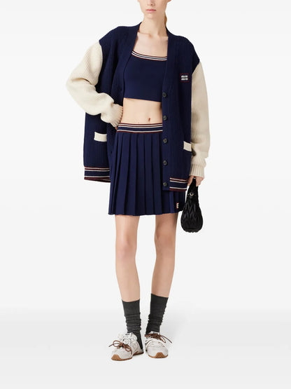 Pleated Mini Skirt