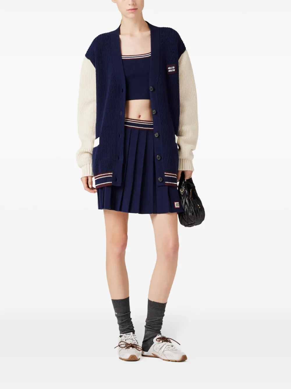 Ribbed-Knit Cardigan