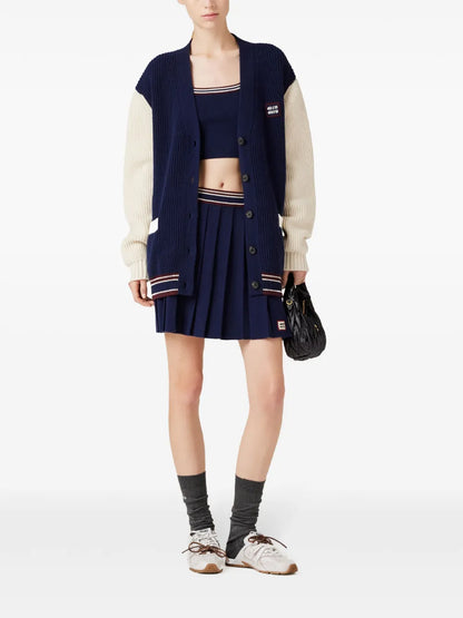Ribbed-Knit Cardigan
