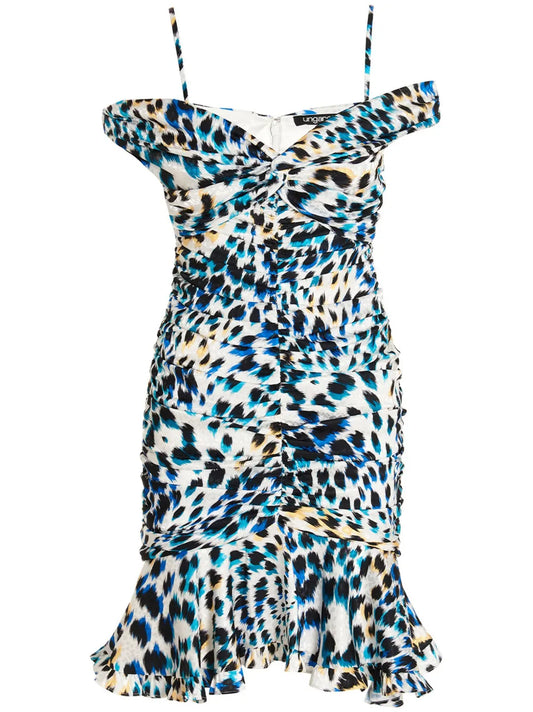 Leopard-Print Mini Dress