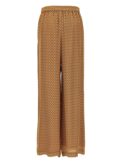 Graphic-Print Trousers