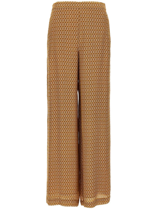 Graphic-Print Trousers