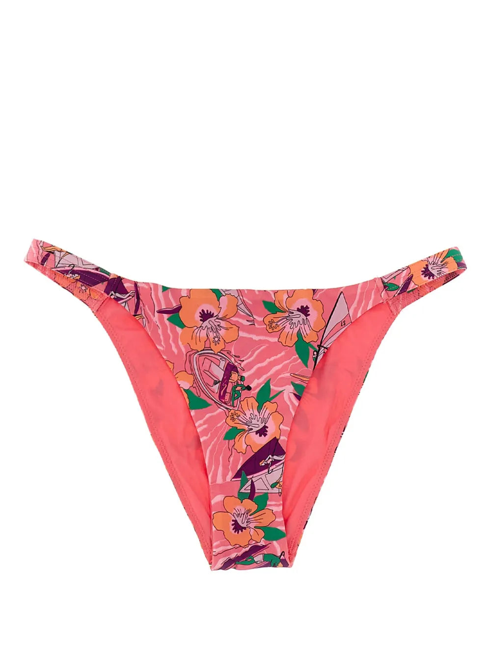 Floral-Print Bikini Bottoms
