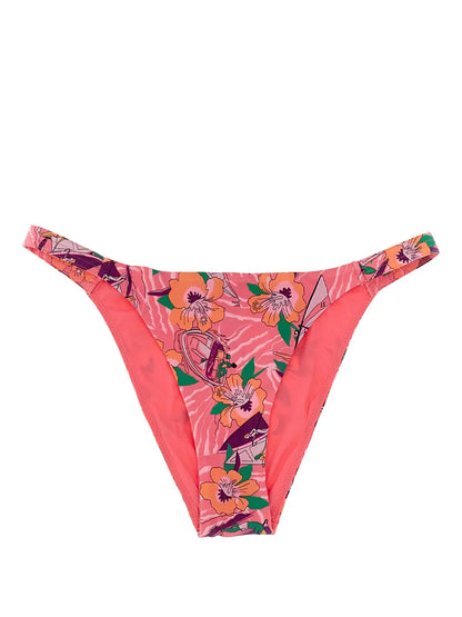 Floral-Print Bikini Bottoms