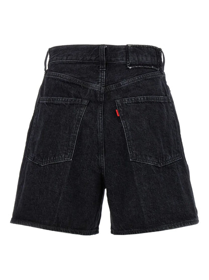 Denim Bermuda Shorts