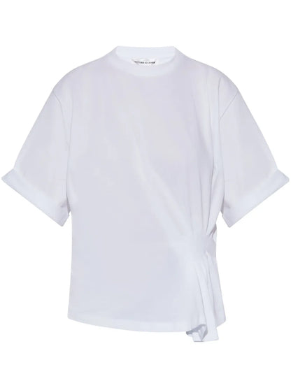 Ruched-Detailing T-Shirt