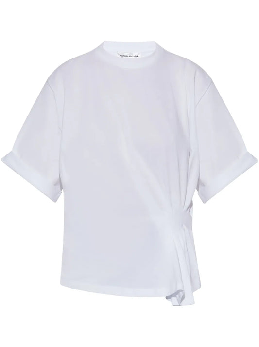 Ruched-Detailing T-Shirt