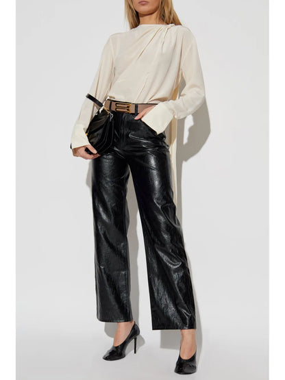 Ruched-Detailing Blouse