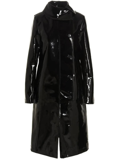 Vinyl Trench Coat