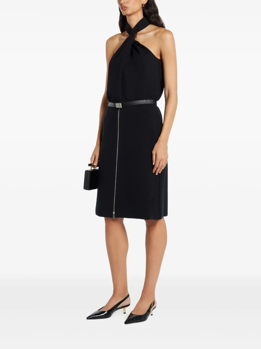Logo Buckle Skirt