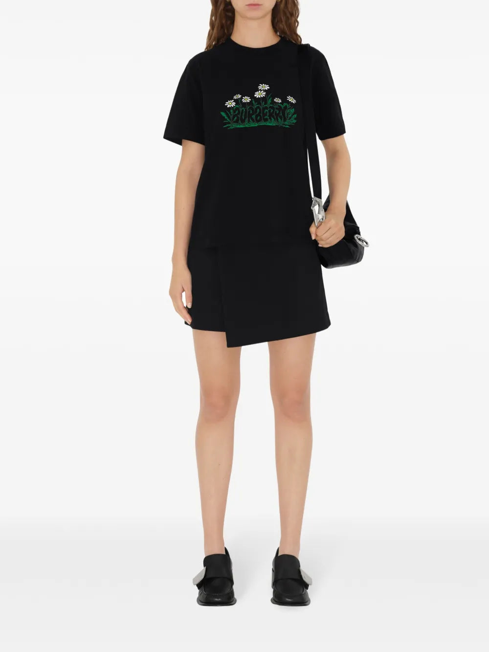 Daisy-Logo Cotton T-Shirt