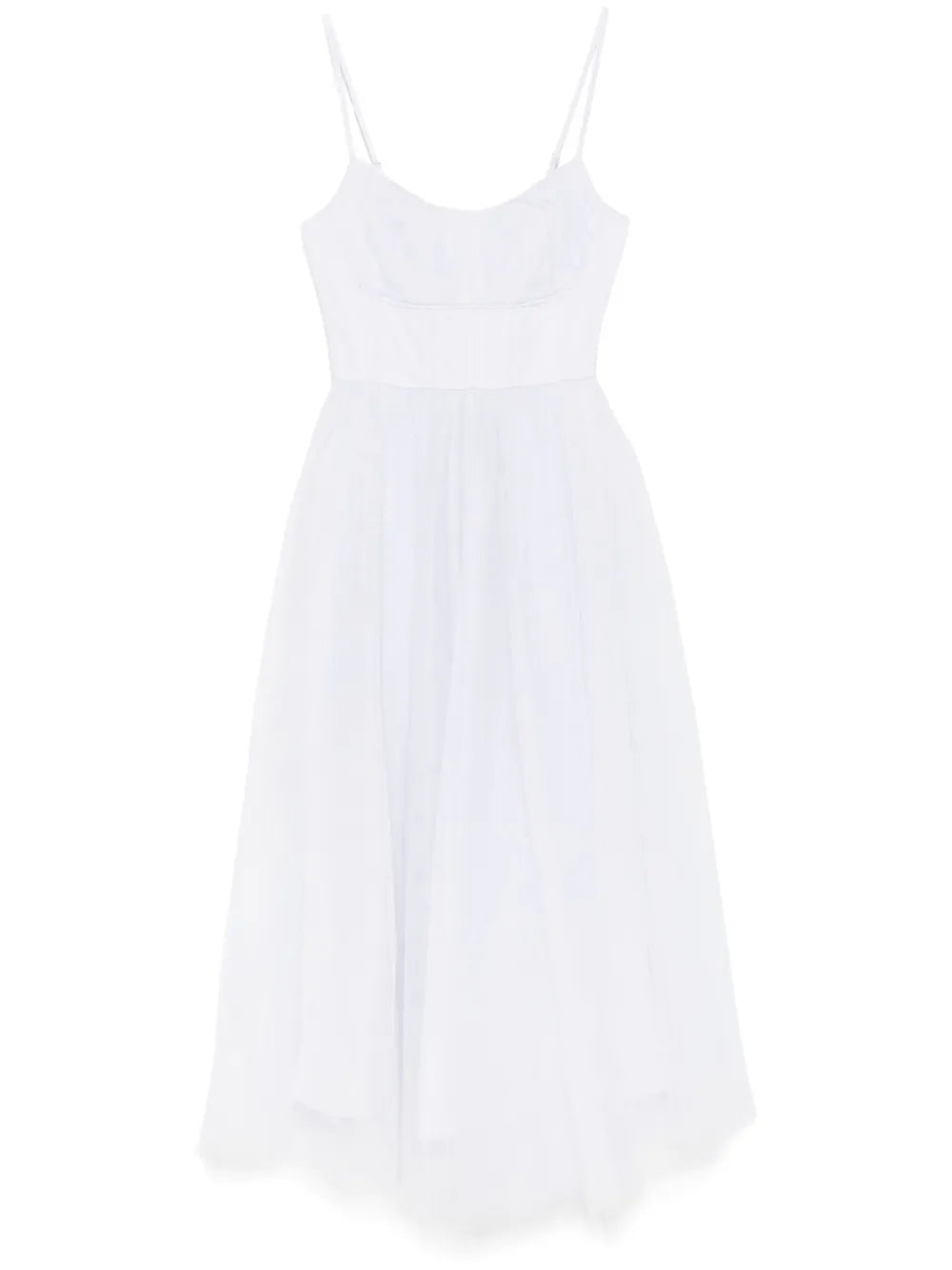 Tulle Corset Midi Dress