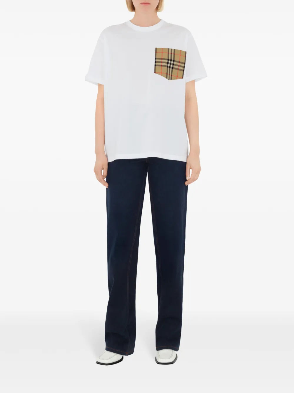 Vintage Check Pocket T-Shirt
