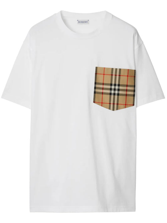Vintage Check Pocket T-Shirt