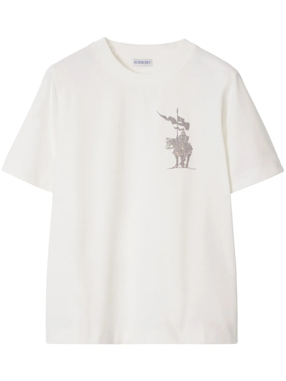 Equestrian Knight-Motif T-Shirt