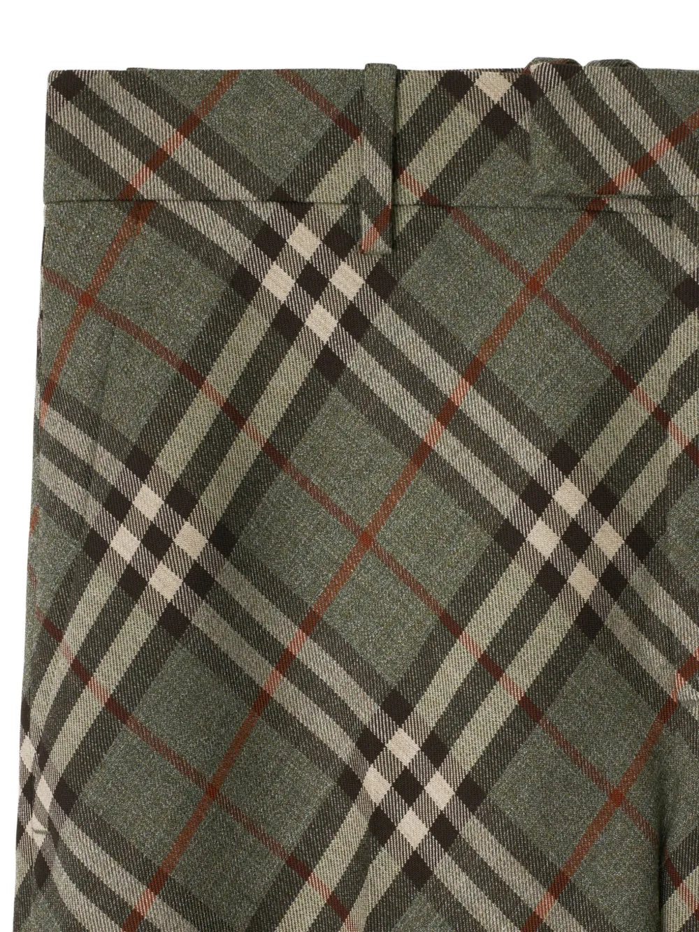 Vintage Check-Pattern Trousers