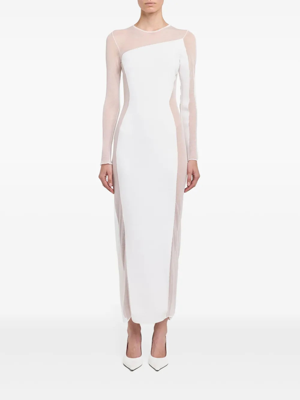 Panelled Midi Dress